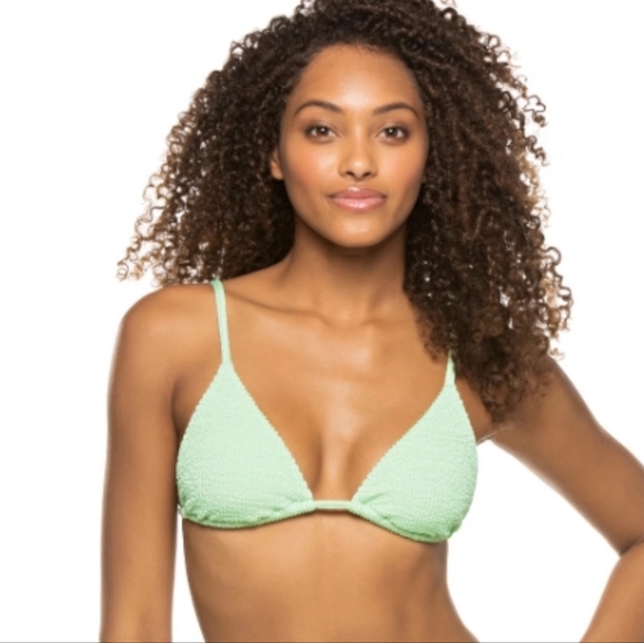 NWT WEWOREWHAT Cooper Triangle Bikini Top - Picture 1 of 5